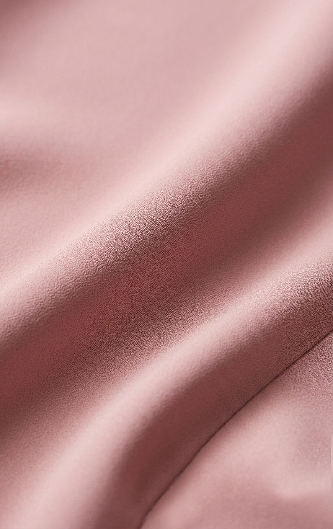 Dusty Rose V‑Neck 3/4 Sleeve Mermaid Long Bridesmaid Dress Fabric View