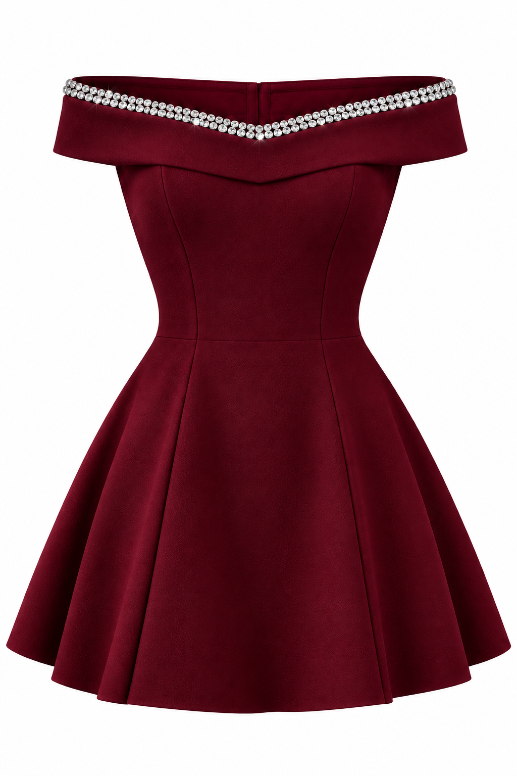 burgundy homecoming best-seller with rich front view